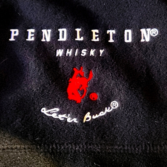 NWT Pendleton Whisky Black Signature Fleece Zip Up Jacket Men's Small Unisex - Picture 2 of 9